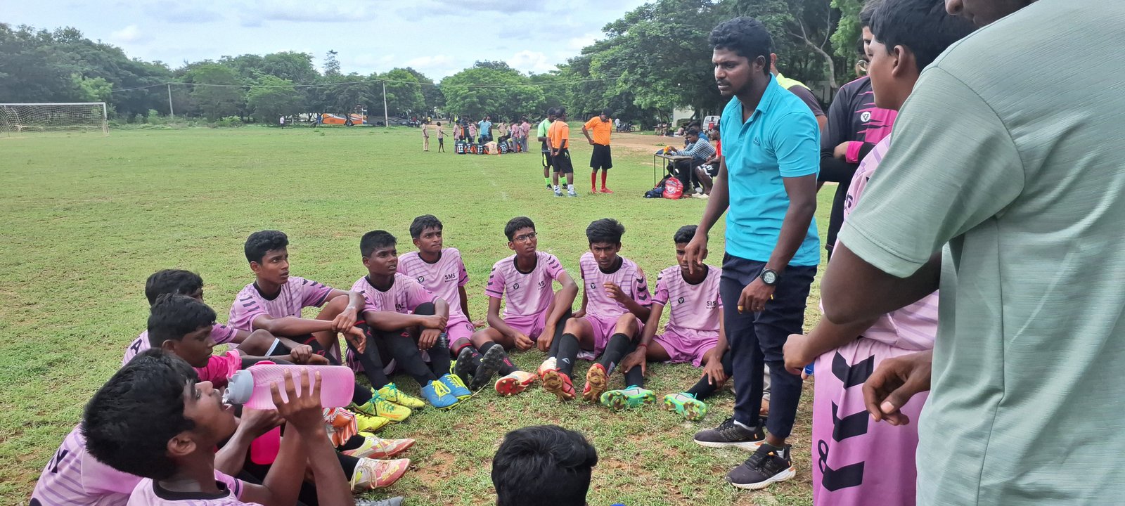 PSA team photo at the school ground